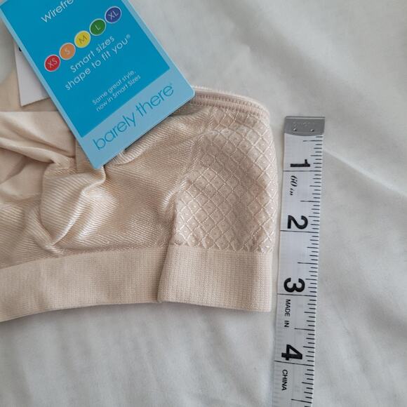 Barely There Bra Womens Medium Nude Wirefree Smart Sizes Seamless Comfort - Picture 6 of 7